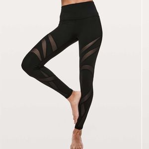 Lululemon Wunder Under High-Rise Mesh Tight 28” - Size 6